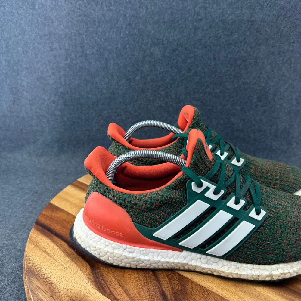 Adidas Ultra Boost 4.0 University of Miami Hurricanes UM Orange EE3702 Sz 10.5